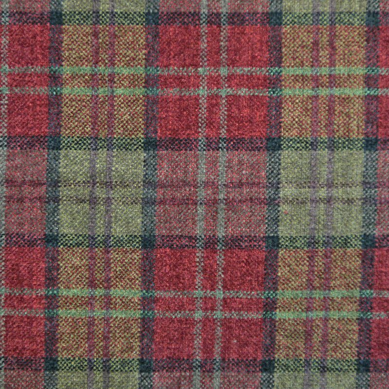 Claret Plaid — wool by Cristina Marrone