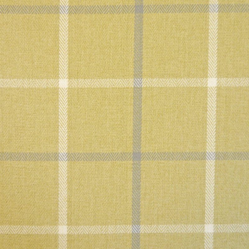 Mustard Window Pane — chenille by Cristina Marrone